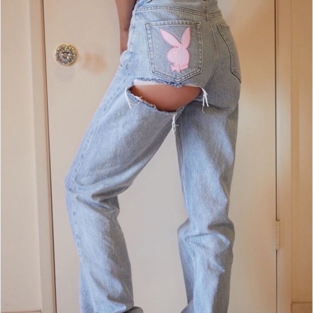 PacSun x PlayBoy 90s Boyfriend Jeans